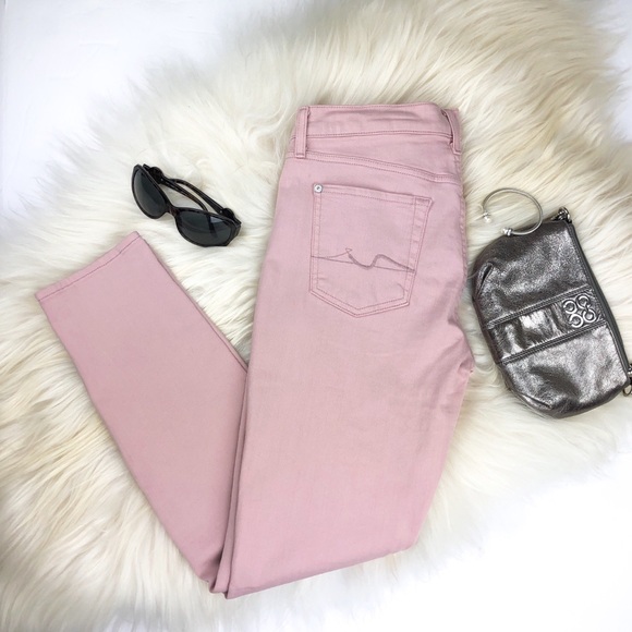 7 For All Mankind Denim - NWT 7 for All Mankind Blush Pink Skinny Jeans